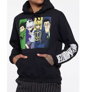 HUNTER X HUNTER HOODIE Small Anime Hooded Pullover Sweater Black Manga